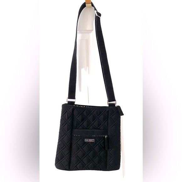 Vera Bradley Handbags - Vera Bradley Black Quilted Crossbody Bag